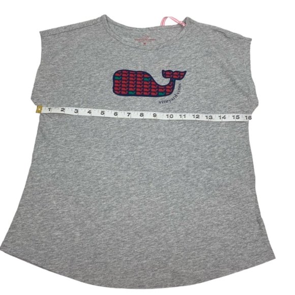 Vineyard Vines Girls Party Whale Fill Swing Tee M - Picture 6 of 7